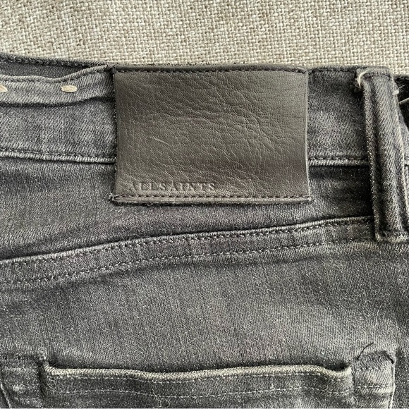 [SOLD] ALLSAINTS Cigarette Jeans - Black - Size 31 - Picture 6 of 11